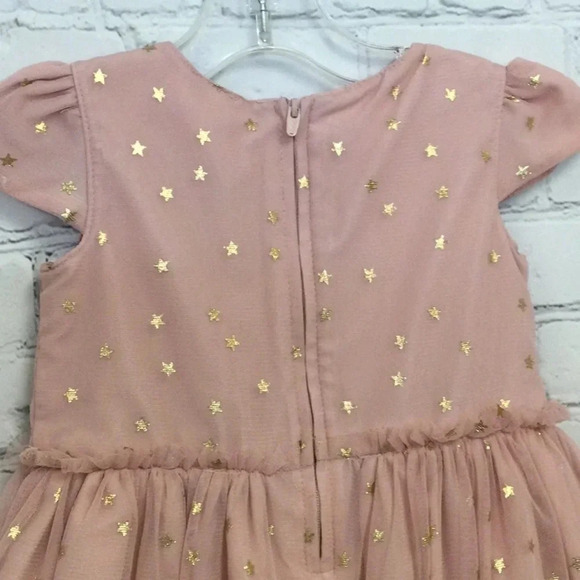 Carters 12-18M Pink Star Tulle Dress - Picture 5 of 6
